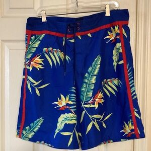Tropical Style Swim Trunks